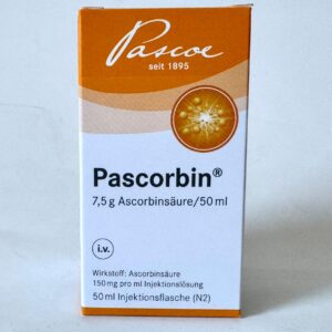 Паскорбін, Pascorbin, Німеччина (7,5 г вітаміну С, аскорбінова кислота -50 мл)