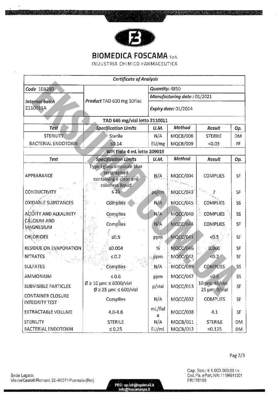 sertefikat yakosti tad