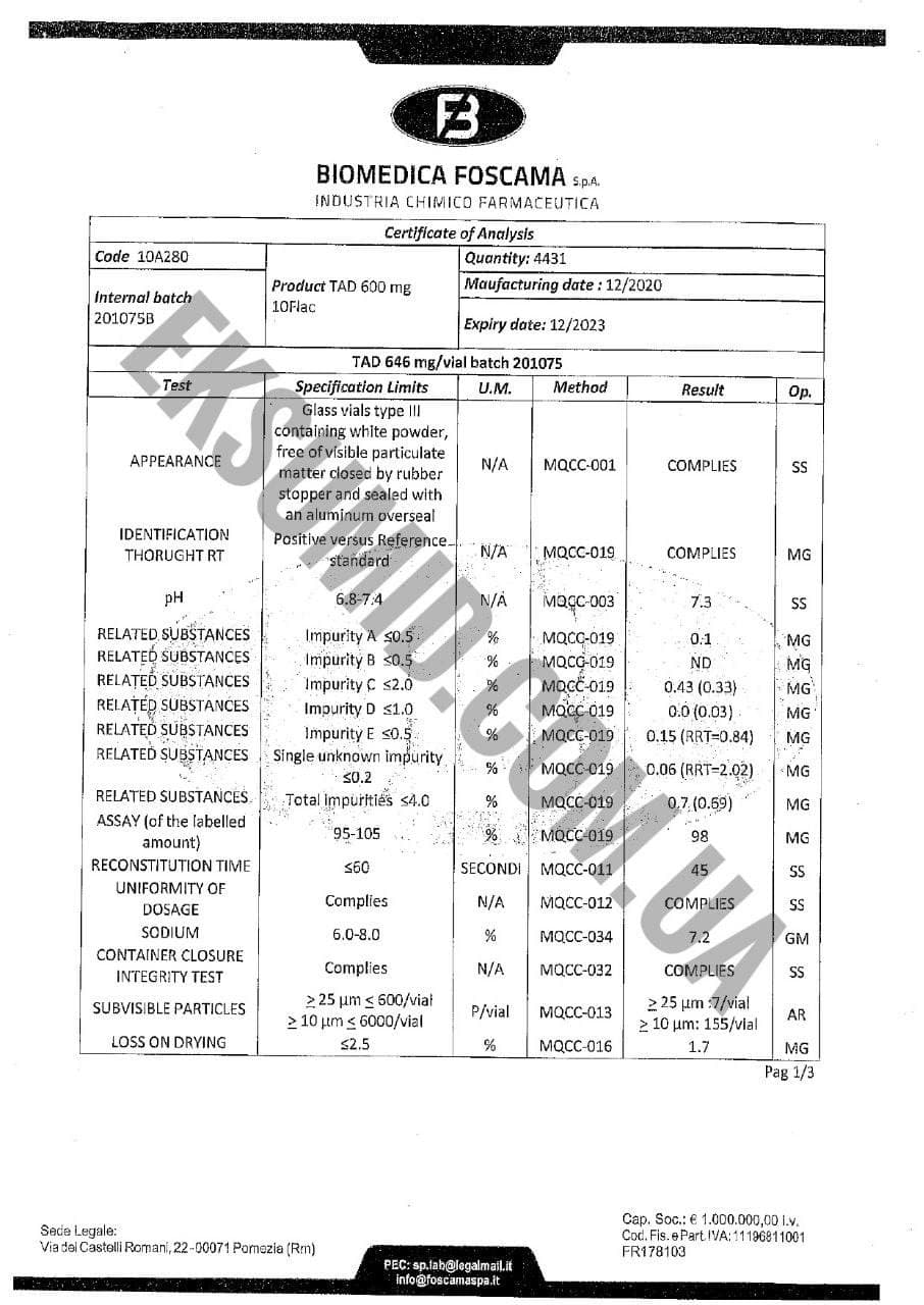 sertefikat yakosti tad