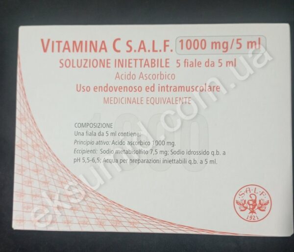 VITAMIN C SALF 1000 мг/5 мл (Вітамін С)
