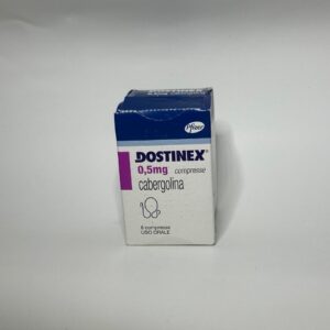 Dostinex cabergolina Достінекс 0,5 мг