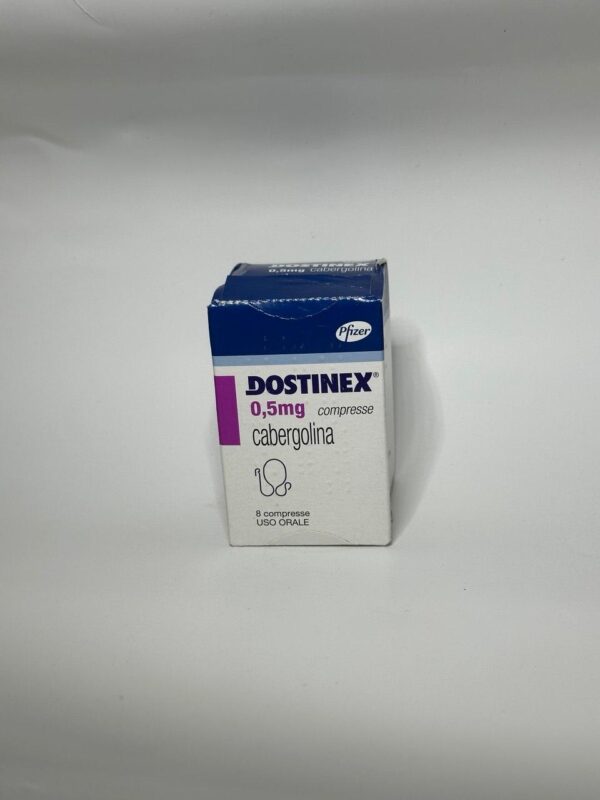 Dostinex cabergolina Достінекс 0,5 мг
