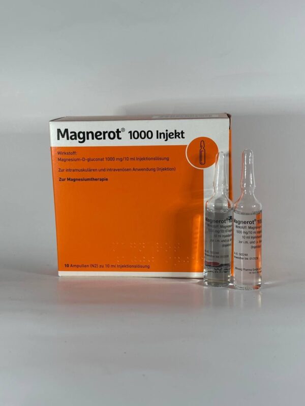 Magnerot 1000 (ін'єкції магнію)