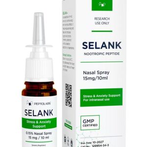 Selank Nasal Spray 10 ml для підтримки концентрації уваги та емоційного балансу