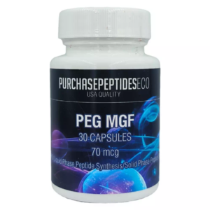 PEG MGF PurchasepeptidesEco 70 mcg 30 capsules оральний механічний фактор росту пептид у капсулах