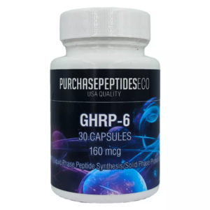GHRP-6 PurchasepeptidesEco 30 capsules 160 mcg оригінальний оральний пептид у банці