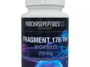 HGH Frag 176-191 PurchasepeptidesEco капсули 210 mcg оригінальний оральний пептид для жироспалювання у білій банці