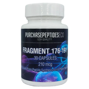 HGH Frag 176-191 PurchasepeptidesEco капсули 210 mcg оригінальний оральний пептид для жироспалювання у білій банці